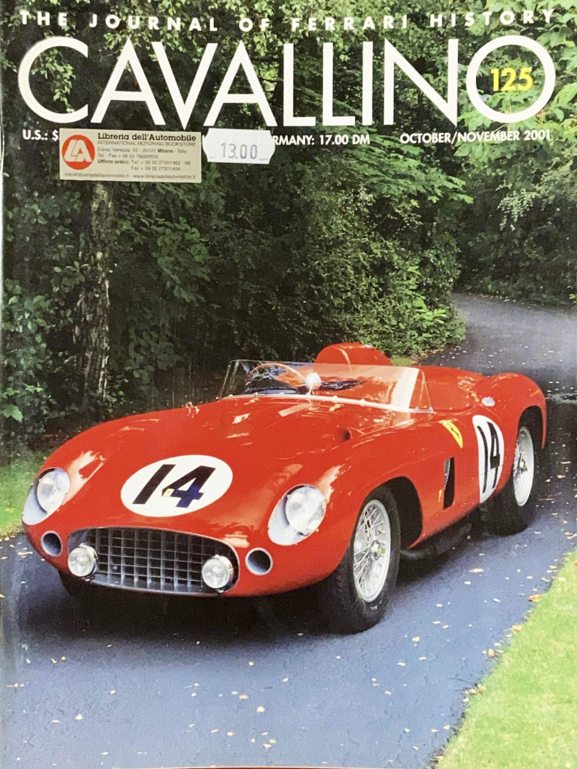 Cavallino The Journal Of Ferrari History N° 125 Oct/Nov 2001