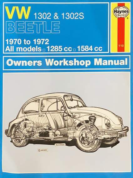 VW Beetle 1302 & 1302S 1970-72 N. 110 Owners Workshop Manuals
