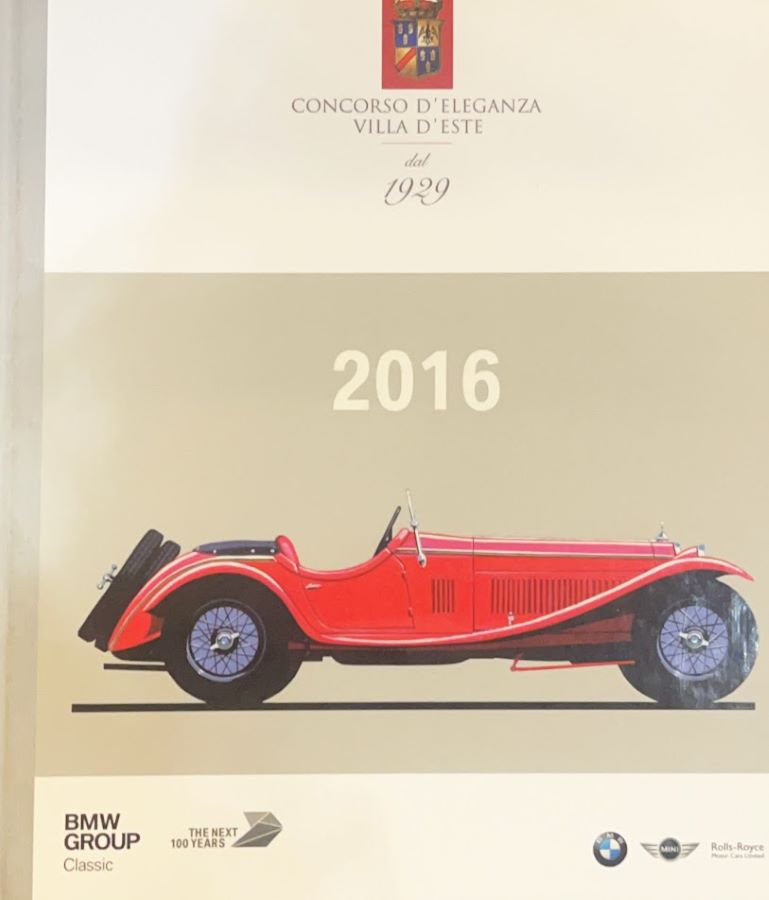 Libri Automobilismo con fotografie delle auto d’epoca al Concorso d’Eleganza Villa d’Este 2016