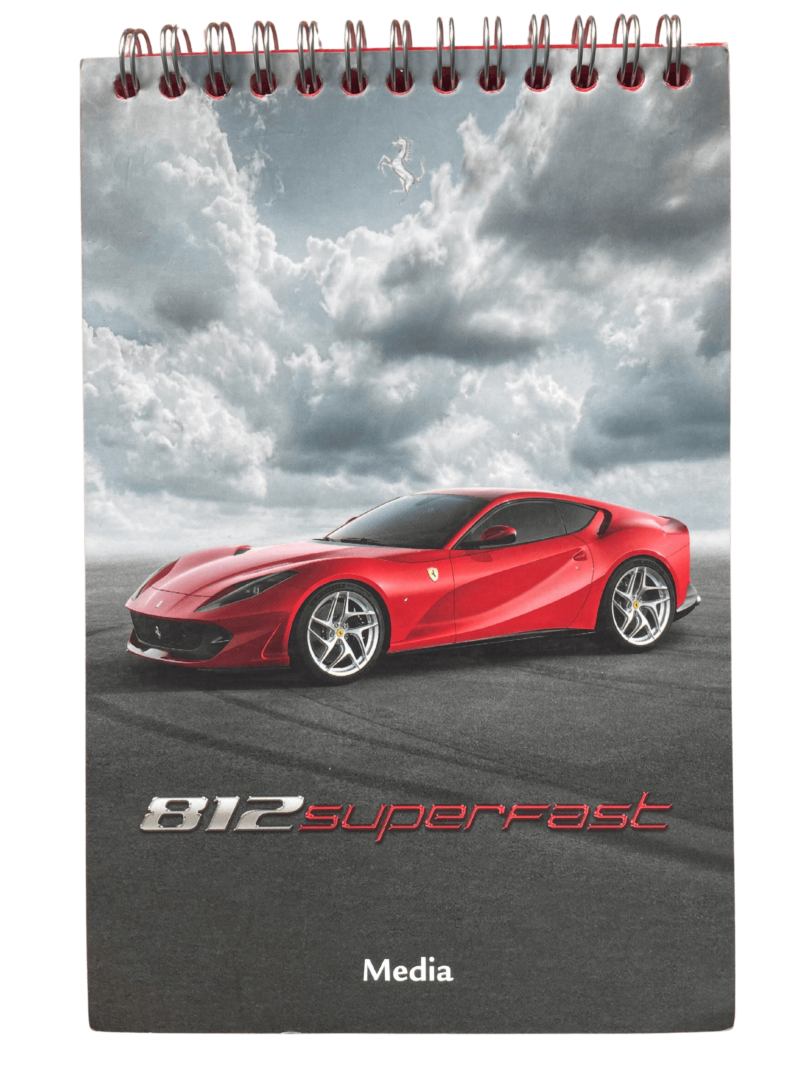 Ferrari 812 Superfast Block Notes. Press Media Kit
