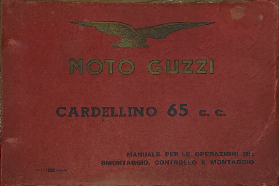 Moto Guzzi Cardellino 65 Cc  - Manuale per le Operazioni di Smontaggio, Controllo e Montaggio