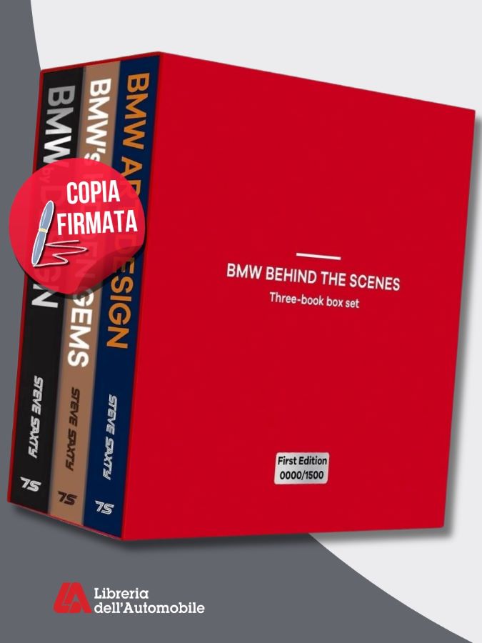 Libreria automobile sui design e le concept BMW, con auto inedite, schizzi e stampe artistiche