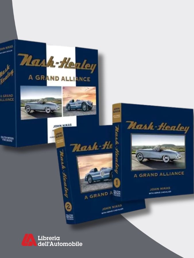 Libri automobilismo sulla storia e le vittorie delle auto Nash-Healey d’epoca
