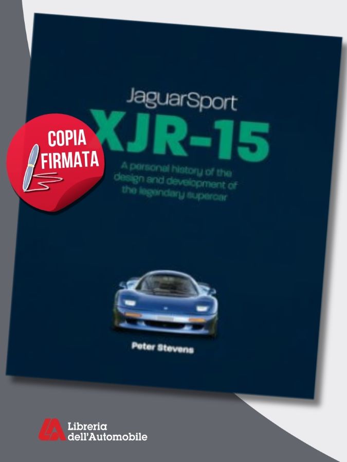 Libri automobilismo che raccontano la storia, il design e le gare della JaguarSport XJR-15 con motore V12