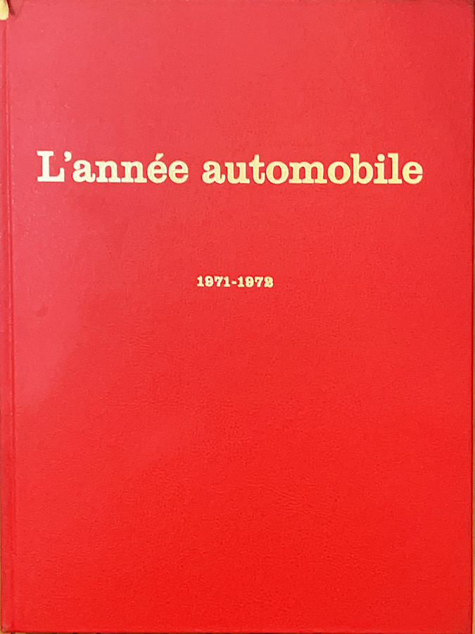 Annee Automobile N.19 1971/72 (with no slipcase)
