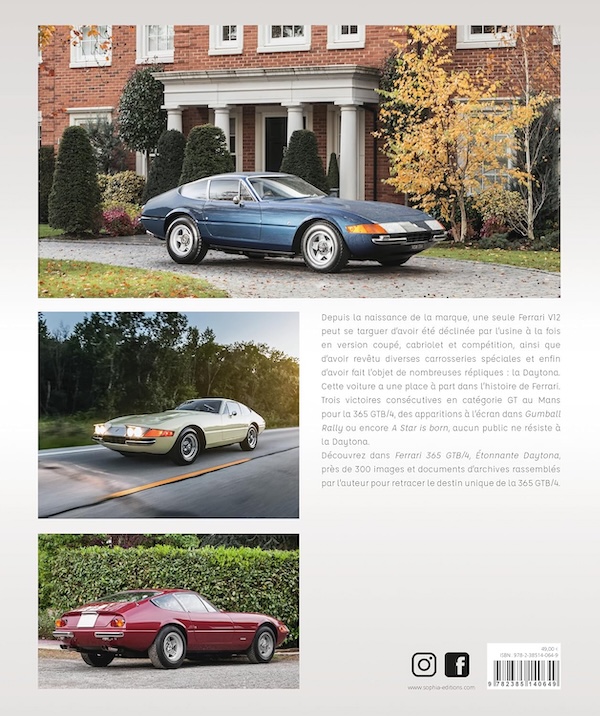 Ferrari collezionismo dedicato alla leggendaria Daytona 365 GTB/4 con immagini e documenti d’archivio
