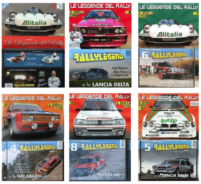 Le Leggende Del Rally: 6 Riviste con DVD