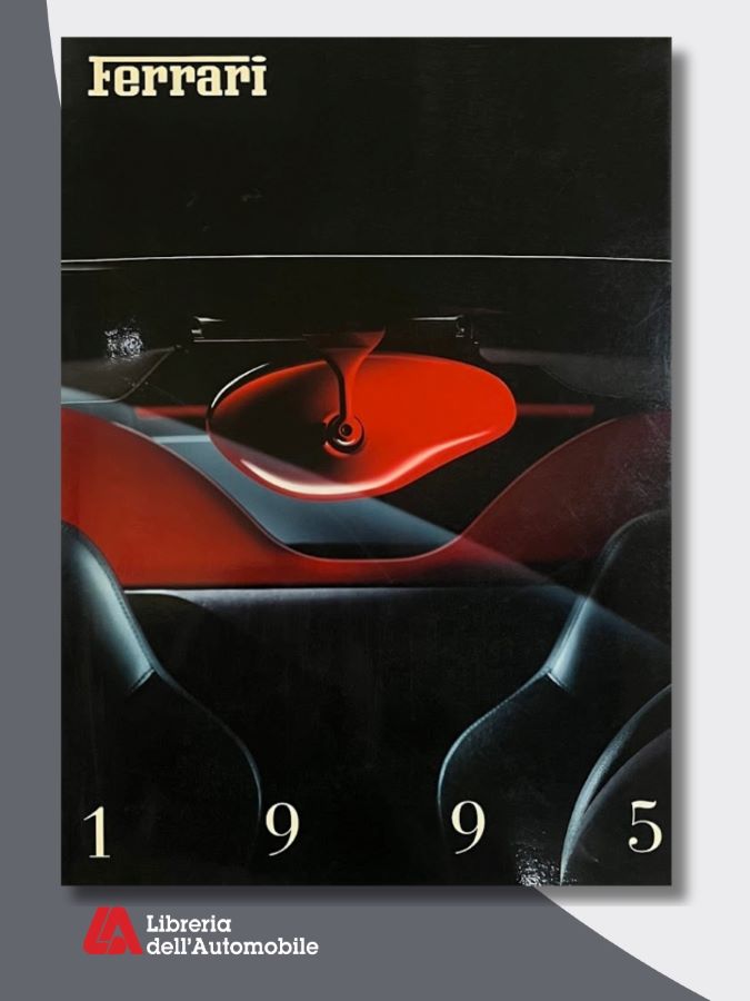 F1 yearbook Ferrari 1995 con resoconti della stagione di Formula 1 e approfondimenti su modelli e innovazioni del marchio