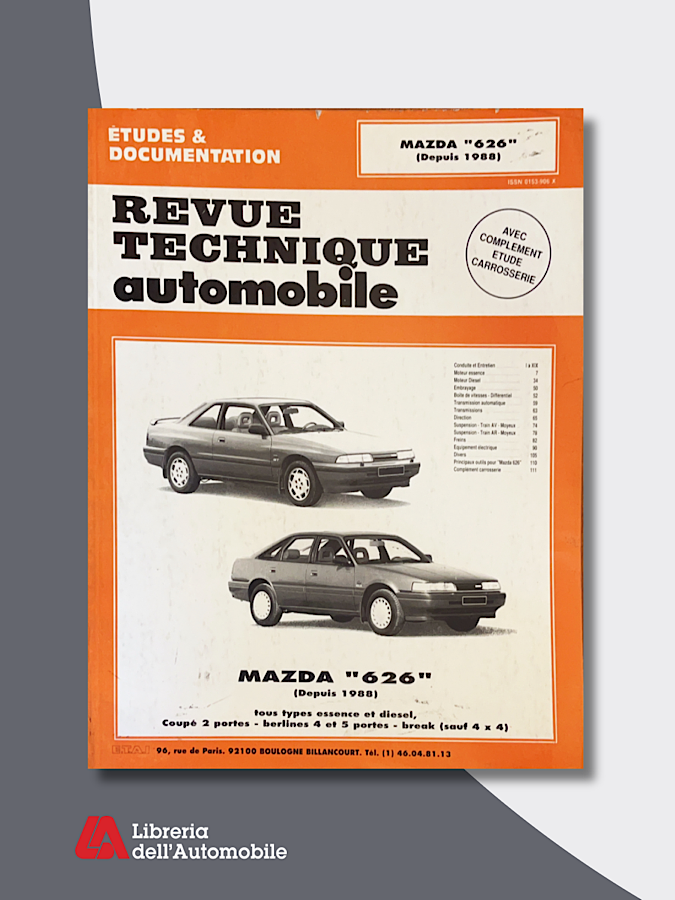 Mazda 626 (Sauf 4x4) E & D 1988-91 “Revue technique automobile”N.528