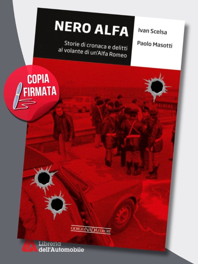 Libri alfa romeo che raccontano cronaca, delitti e vicende storiche legate a vetture del Biscione nel Novecento
