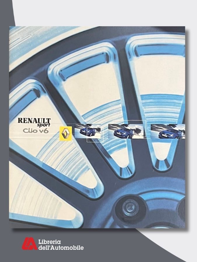 Libreria Automobile sulla Renault Clio Sport V6 con motore centrale e trazione posteriore