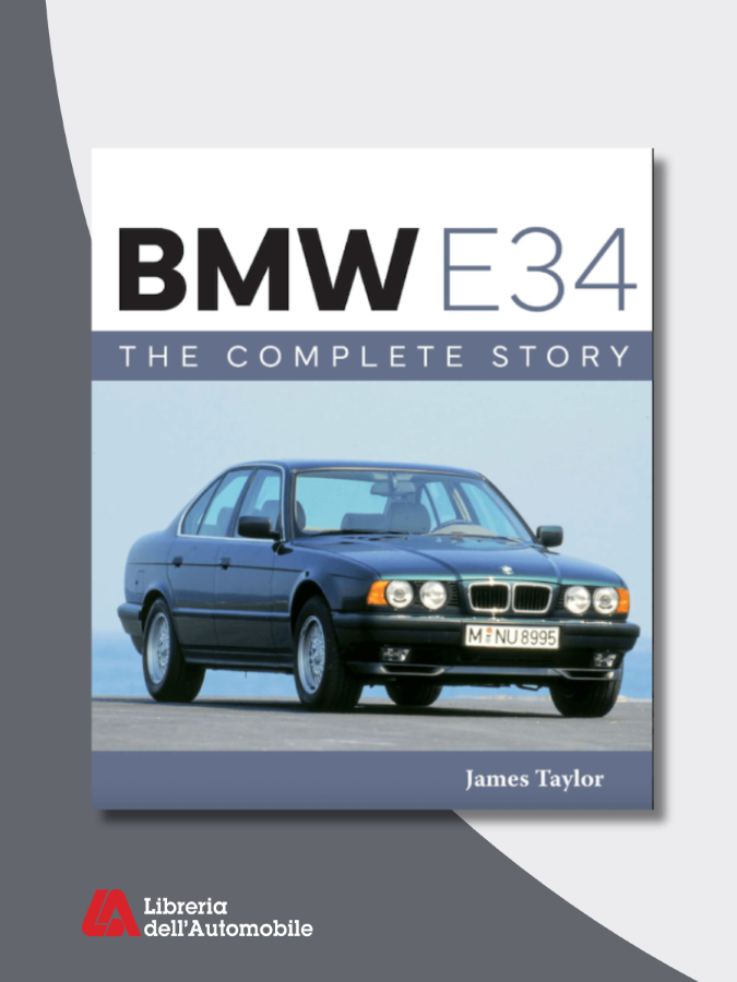 Libri automobilismo sulla BMW E34 Serie 5 con storia, modelli e dettagli tecnici