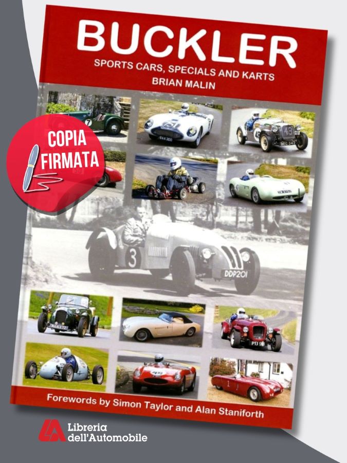 Libri automobilismo che raccontano la storia e i modelli innovativi della casa britannica Buckler negli anni ’50