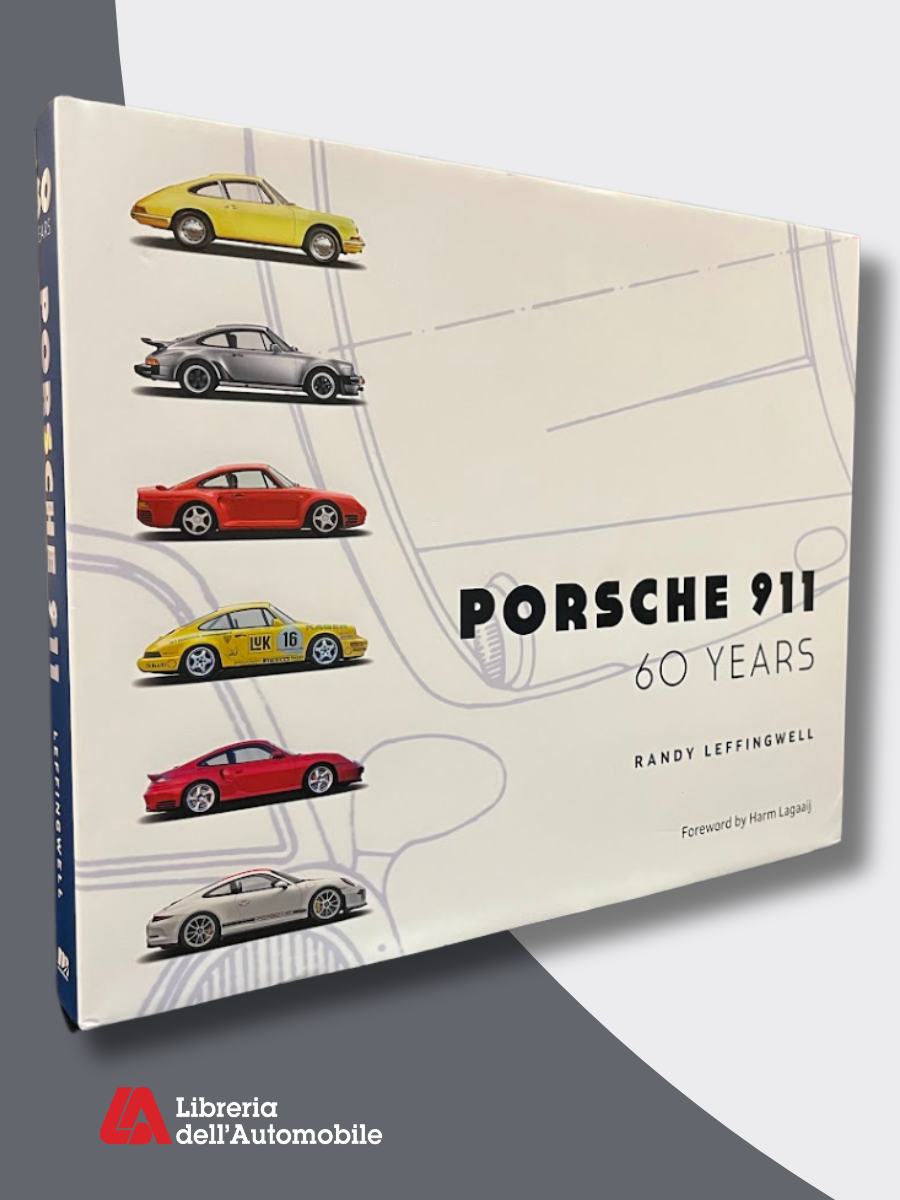 Motorbook sulla storia completa della Porsche 911 dal 1964 al 2024 con modelli e evoluzioni iconiche