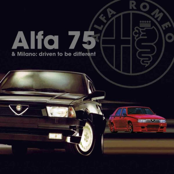 Libri alfa romeo sulla storia, i modelli e le versioni dell’Alfa 75/Milano