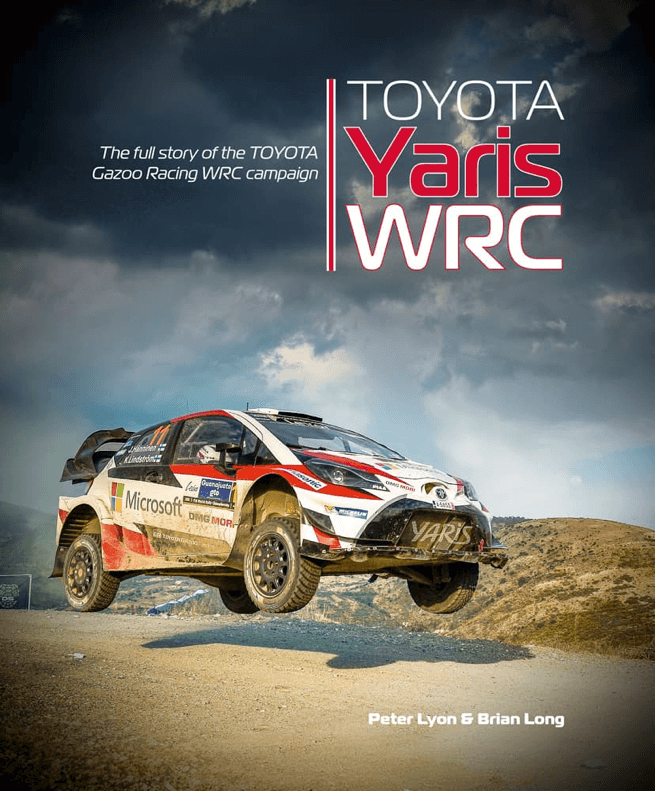 Libri rally sulla storia e le vittorie della Toyota Gazoo Racing nel Campionato del Mondo Rally