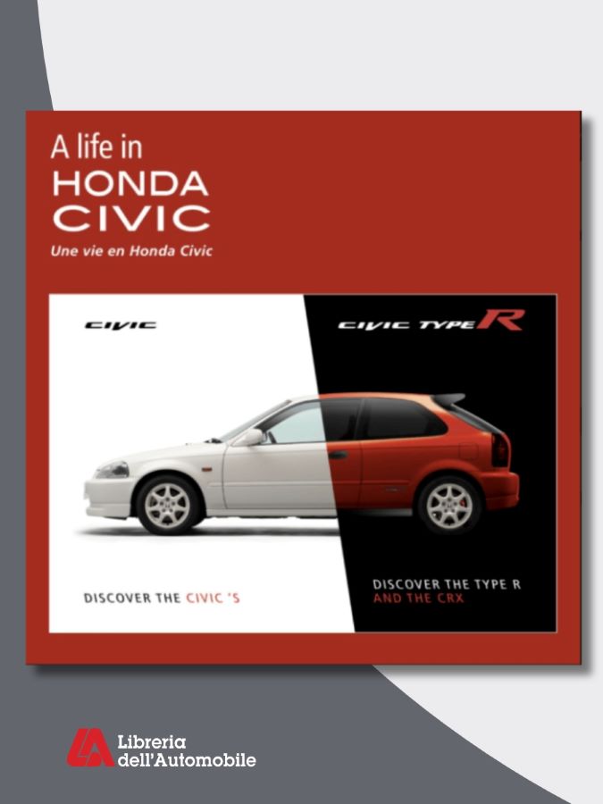 Libri automobilismo sulla storia e le pubblicità delle Honda Civic attraverso le generazioni