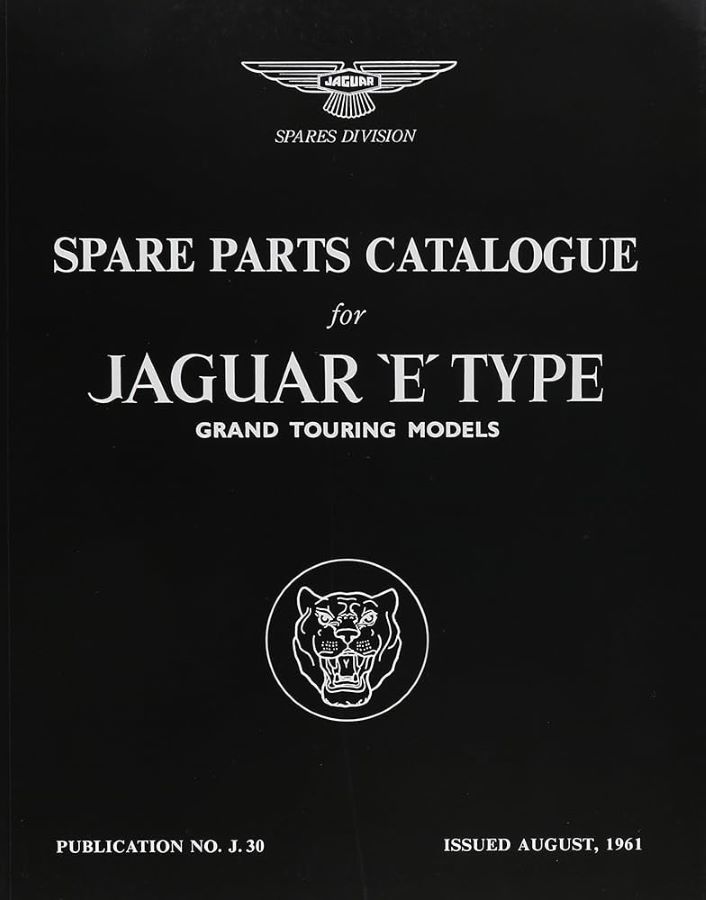 Manuali officina auto con catalogo ricambi originali per Jaguar E-Type Series 1