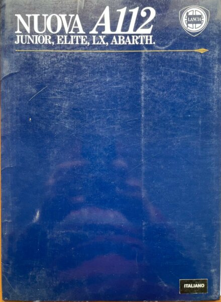 Manuali officina auto sulla Lancia Nuova A112 Junior con dettagli tecnici e manutenzione