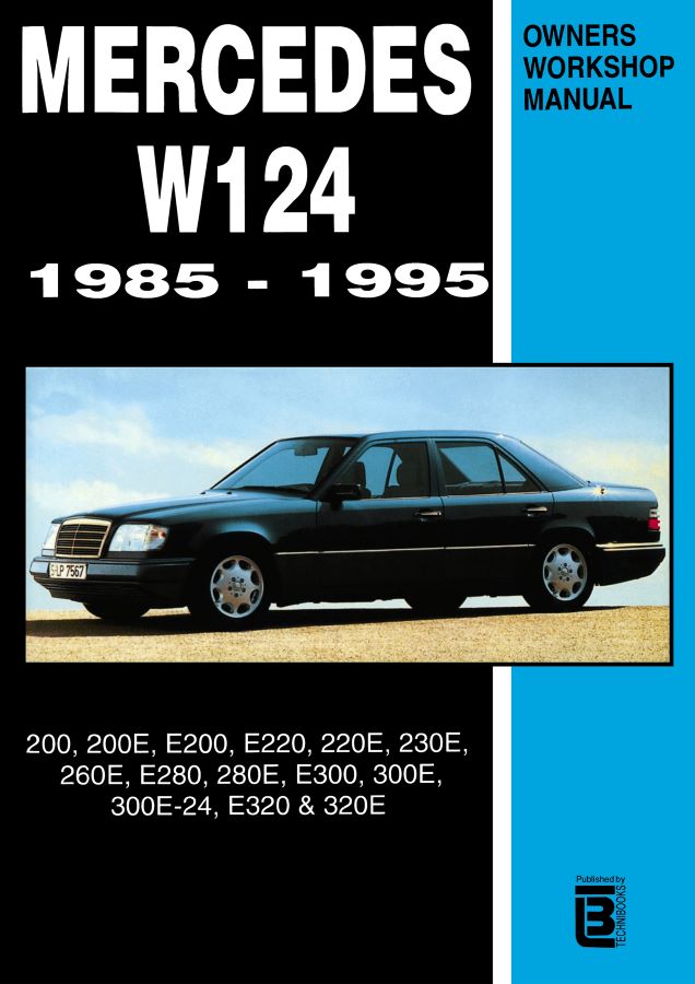 Manuali officina auto con guide dettagliate su manutenzione, riparazioni e schemi della Mercedes-Benz W124
