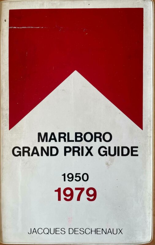 F1 yearbook con riepilogo di tutti i Gran Premi dal 1950 al 1979 e dati statistici.