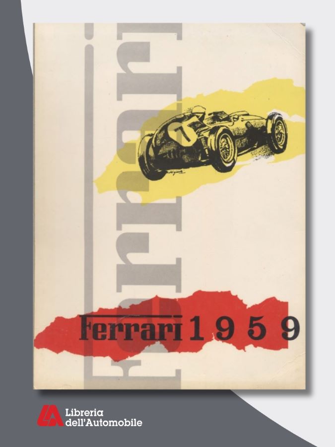 F1 yearbook Ferrari 1959 con resoconti della stagione e approfondimenti su modelli e attività della Scuderia