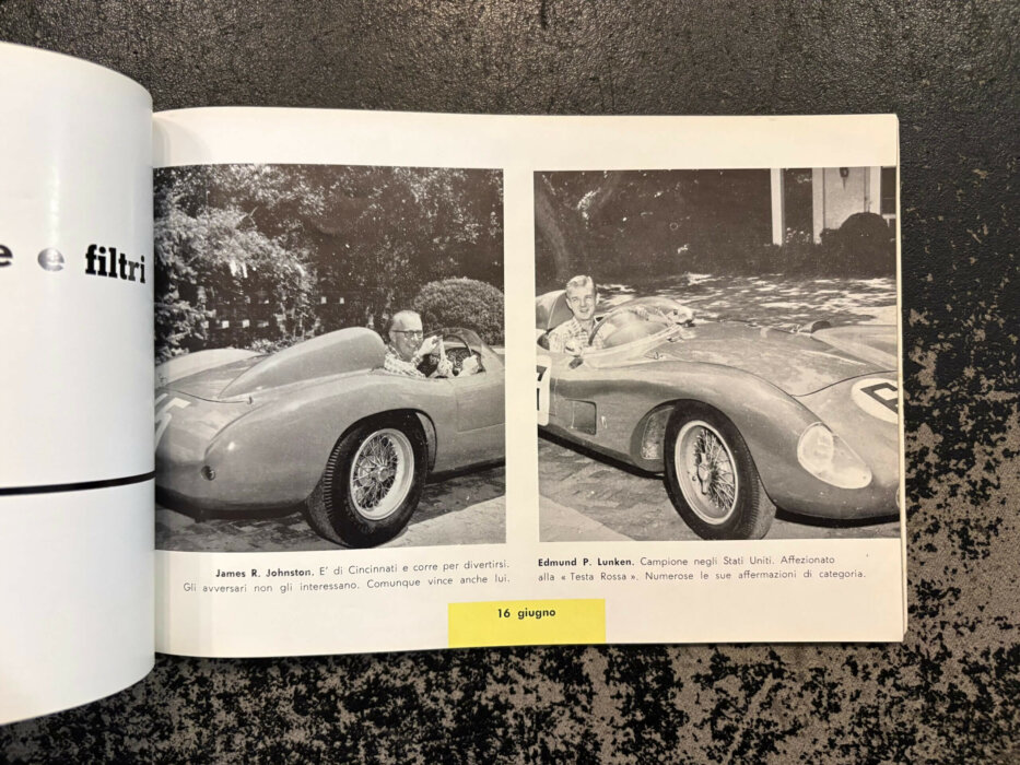 Ferrari Annuario 1947/1957 Ed Italiana - Originale Con Biglietto Da Visita Di Enzo Ferrari - immagine 5