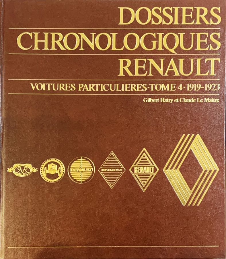 Libri automobilismo sulla Renault postbellica, vetture 1919-1923 e evoluzione industriale storica