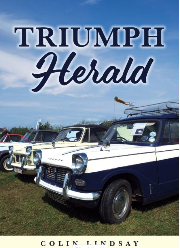 Libri automobilismo sulla Triumph Herald del 1959 con storia, design e guida per restauri