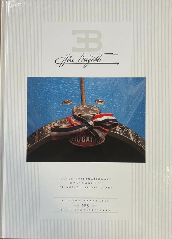Libri automobilismo sulla rivista Bugatti con notizie, articoli storici e immagini esclusive