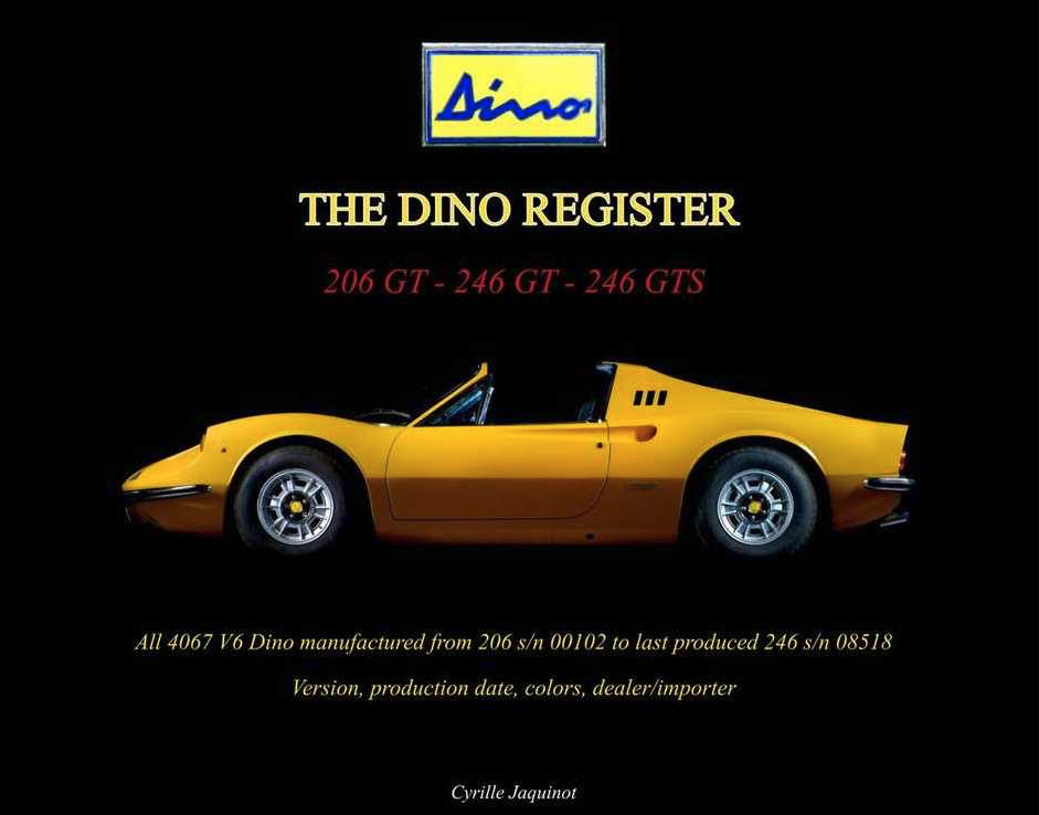 Ferrari collezionismo sul marchio Dino 206 e 246 con dettagli di produzione, colori e rivenditori