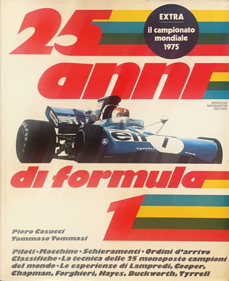 Libri Formula 1 con cronache, foto e dati delle stagioni 1950-1975