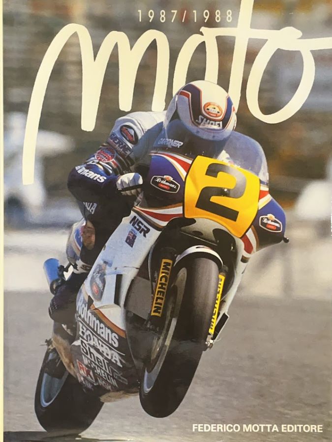 Manuali Officina Moto con immagini e racconti delle stagioni motociclistiche 1987-1988