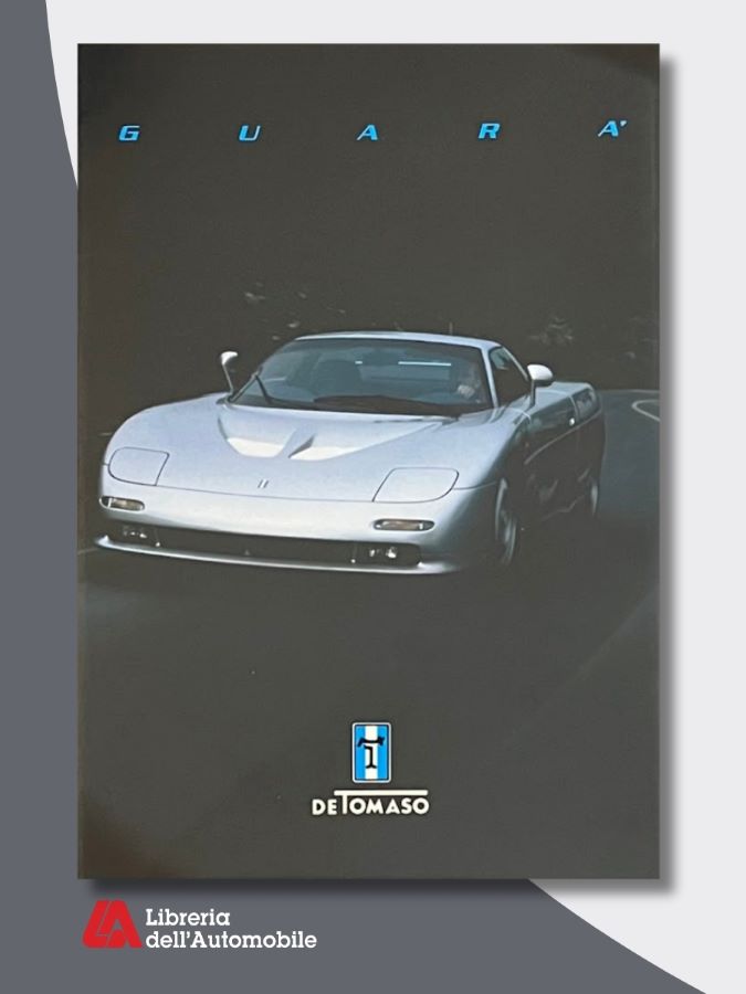 Libri automobilismo dedicati alla sportiva De Tomaso Guarà a motore centrale