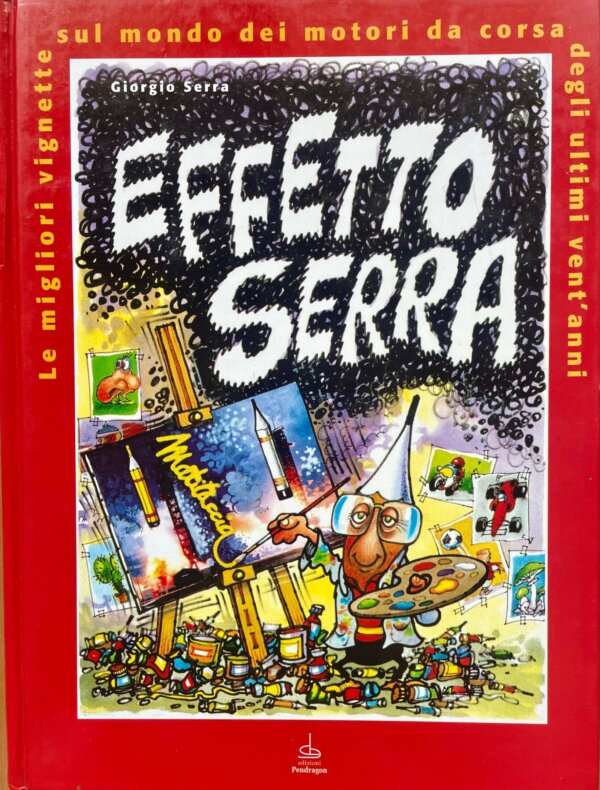 Motorbook che raccoglie due decenni di vignette su auto e motori di Serra