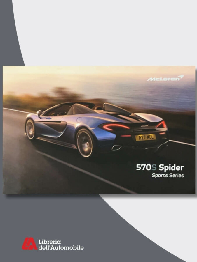 Libri automobilismo sulla McLaren 570S Spider, equilibrio tra performance e ingegneria