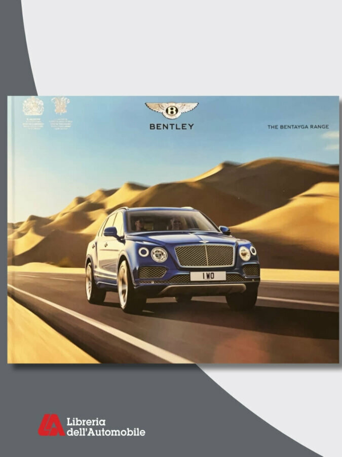 Libri automobilismo con immagini e dettagli della gamma Bentley Bentayga SUV di lusso