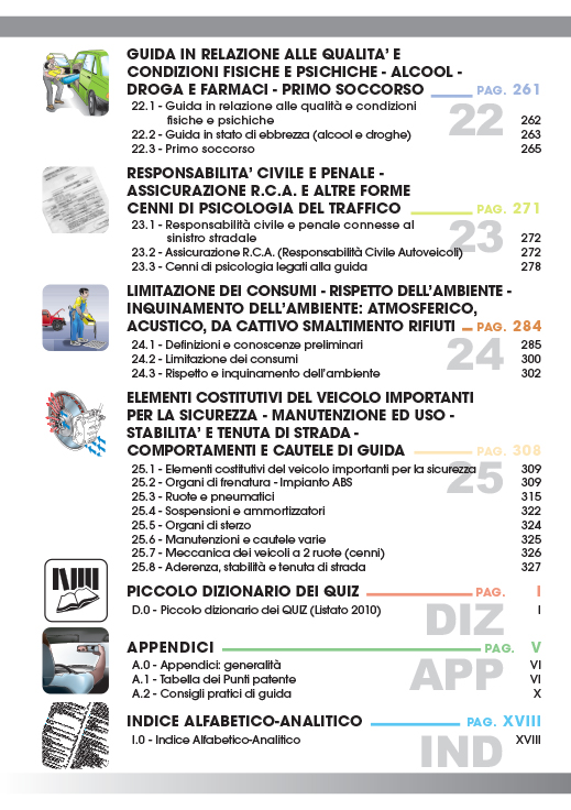 Libri Per Patente A e B - L'Esame Per La Patente A e B + I Quiz A Schede - immagine 6