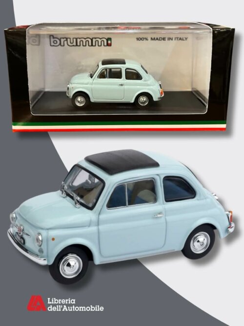 Fiat 500F 1965-1972 Chiusa Azzurro Acqua 1:43 Model R455-07 