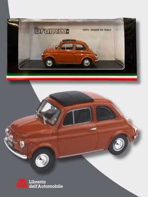 Fiat 500F 1965-72 Chiusa Rosso Corallo 1:43 Model R455-14
