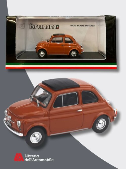 Fiat 500F 1965-72 Chiusa Rosso Corallo 1:43 Model R455-14