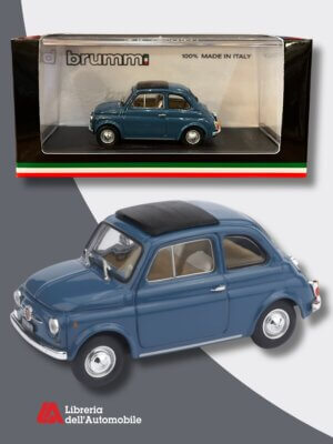 Fiat 500F 1965-72 Chiusa Blu Medio 1:43 Model R455-08