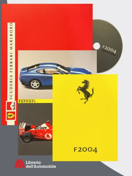 Scuderia Ferrari 2004 Brochure Prospekt + CD-ROM