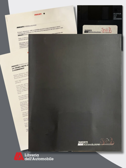 Cartella Stampa Ducati MH 900 + Floppy